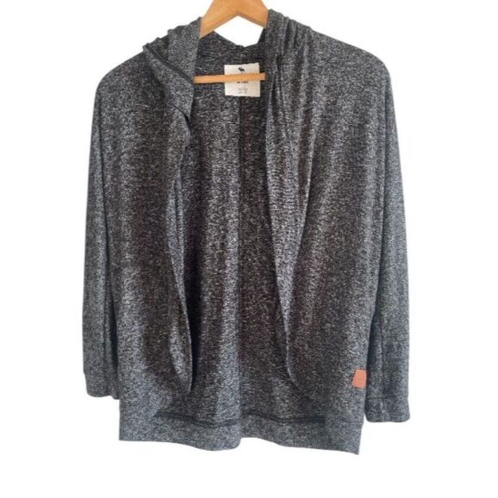 Abercrombie Kids Gray Heathered Cowl Neck Hoodie Sweatshirt Size 11/12